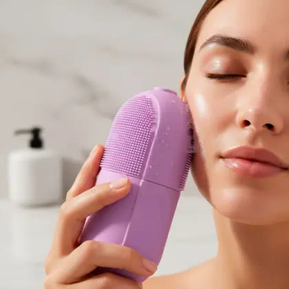 Molde de Hielo Facial de Silicona para Piel Más Fresca, Suave y Desinflamada