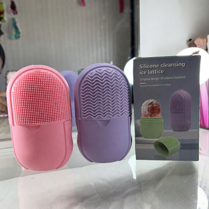 Ice Roller Facial de Silicona Reutilizable para Refrescar, Calmar y Desinflamar